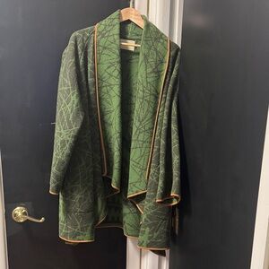 Laurie Jacobi Saami Pine Needles Wool coat